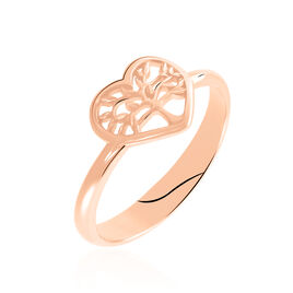 Bague Elwenn Argent Rose - Bagues Coeur Femme | Histoire d’Or