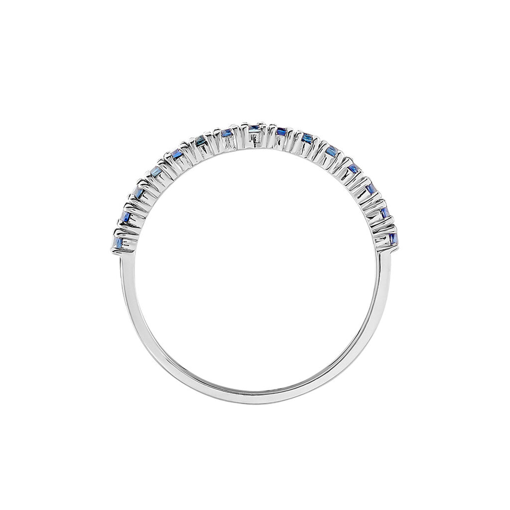 Alliance Leroi Or Blanc Saphir - Alliances Femme | Histoire d’Or