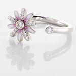 Bague Ambrose Argent Bicolore Oxyde De Zirconium - Bagues avec pierre Femme | Histoire d&rsquo;Or