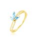 Bague Angie Or Jaune Topaze Et Diamant