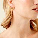 Boucles D'Oreilles Pendantes Fino Acier Jaune - Boucles d'oreilles fantaisie Femme | Histoire d&rsquo;Or