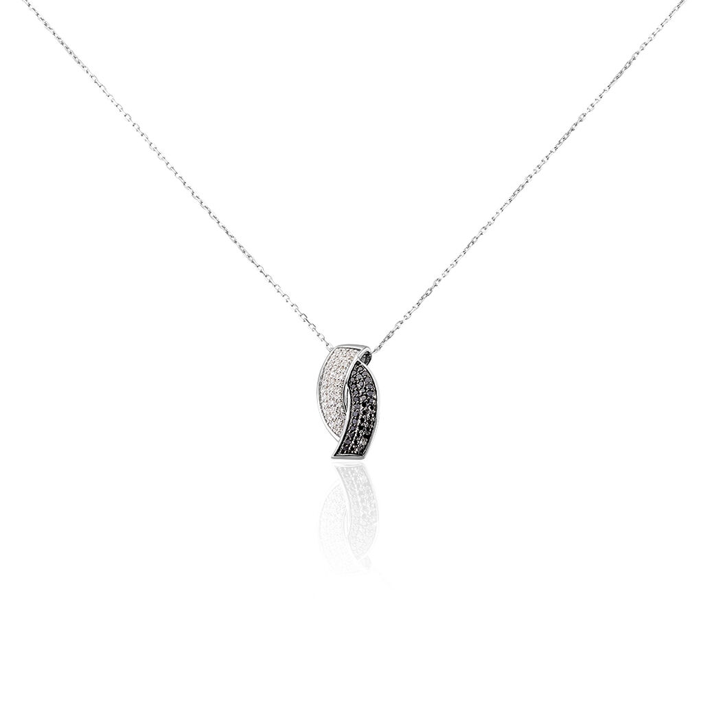 Collier Oia Or Blanc Diamant