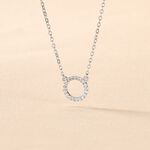 Collier Jaya Argent Blanc Oxyde De Zirconium - Colliers fantaisie Femme | Histoire d&rsquo;Or