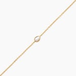 Bracelet Ondee Argent Dor&eacute; A L'Or 750/1000 Nacre - Bracelets Femme | Histoire d&rsquo;Or