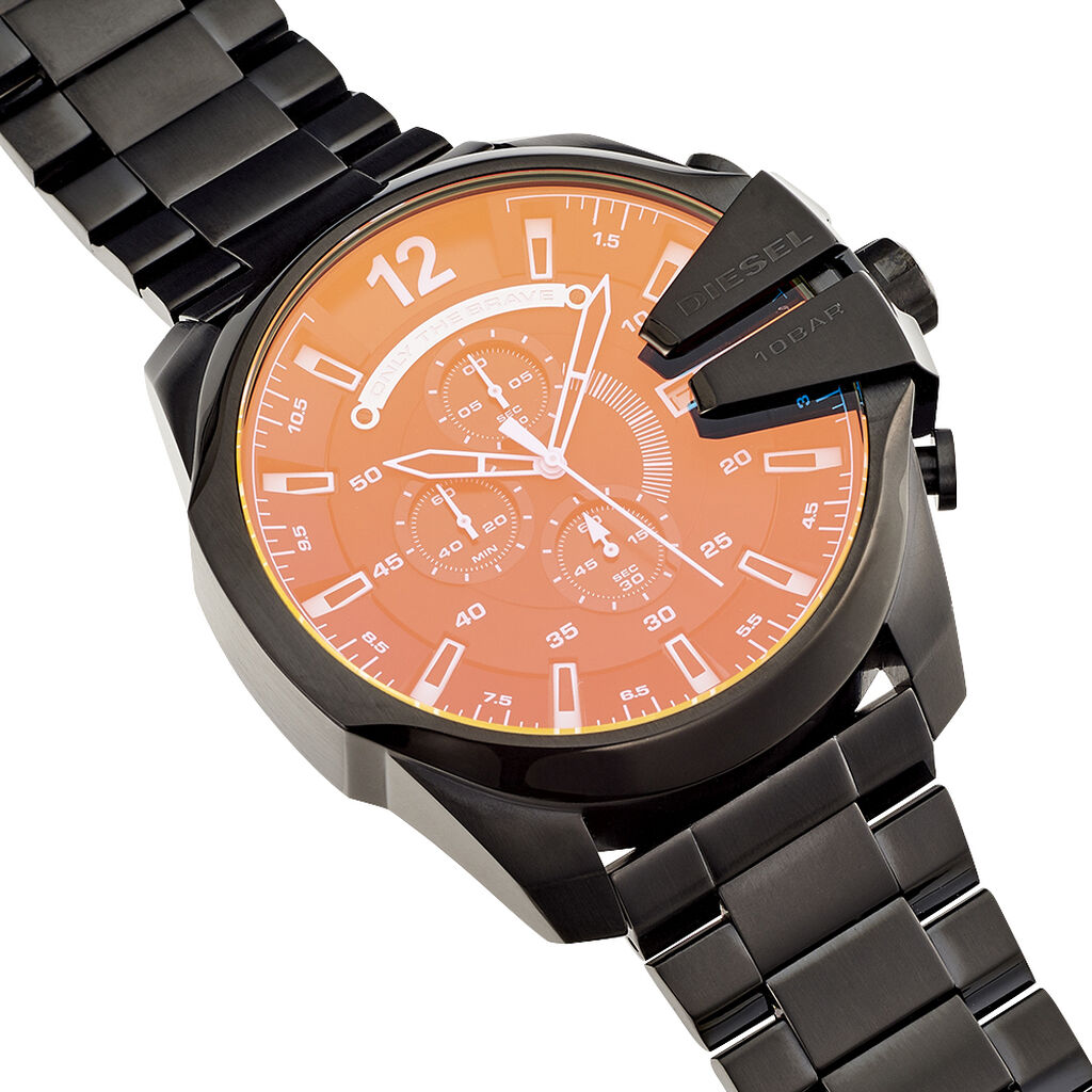 Montre Diesel Mega Chief Noir - Montres Homme | Histoire d’Or