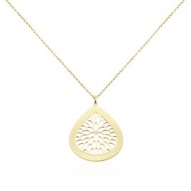 Collier Sautoir Acier Doré Iwona - Colliers fantaisie Femme | Histoire d’Or