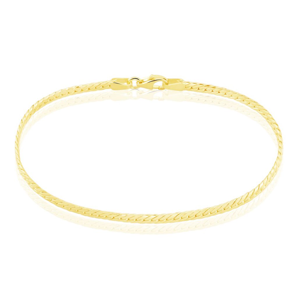 Bracelet Izel Maille Anglaise Or Jaune