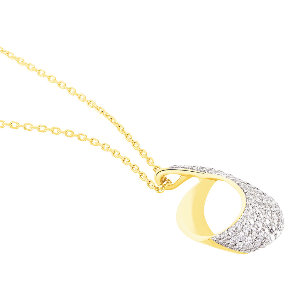 Collier Boucle D'or Or Jaune Oxyde - Colliers Femme | Histoire d’Or