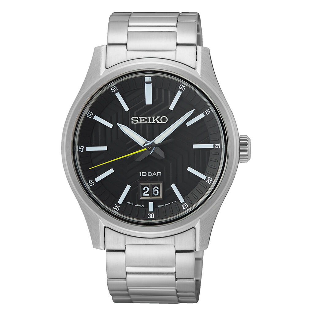Montre Seiko Classique Noir - Montres Homme | Histoire d’Or
