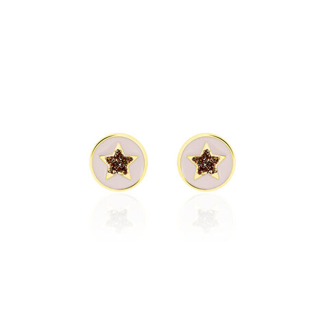 Boucles D'oreilles Puces Christelle Etoile Or Jaune - Boucles d'Oreilles Etoile Enfant | Histoire d’Or