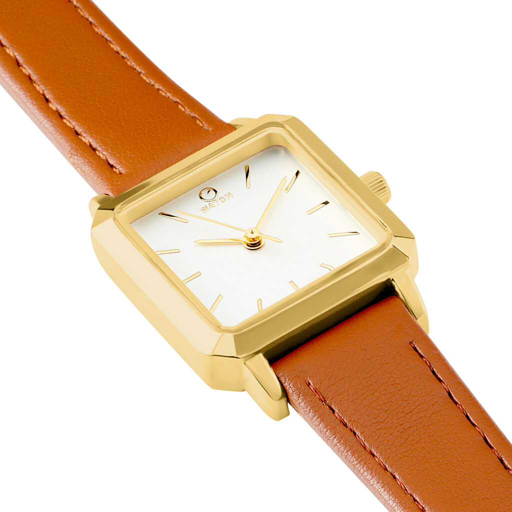 Montre 0 O Watch Square Blanc - Montres Femme | Histoire d’Or
