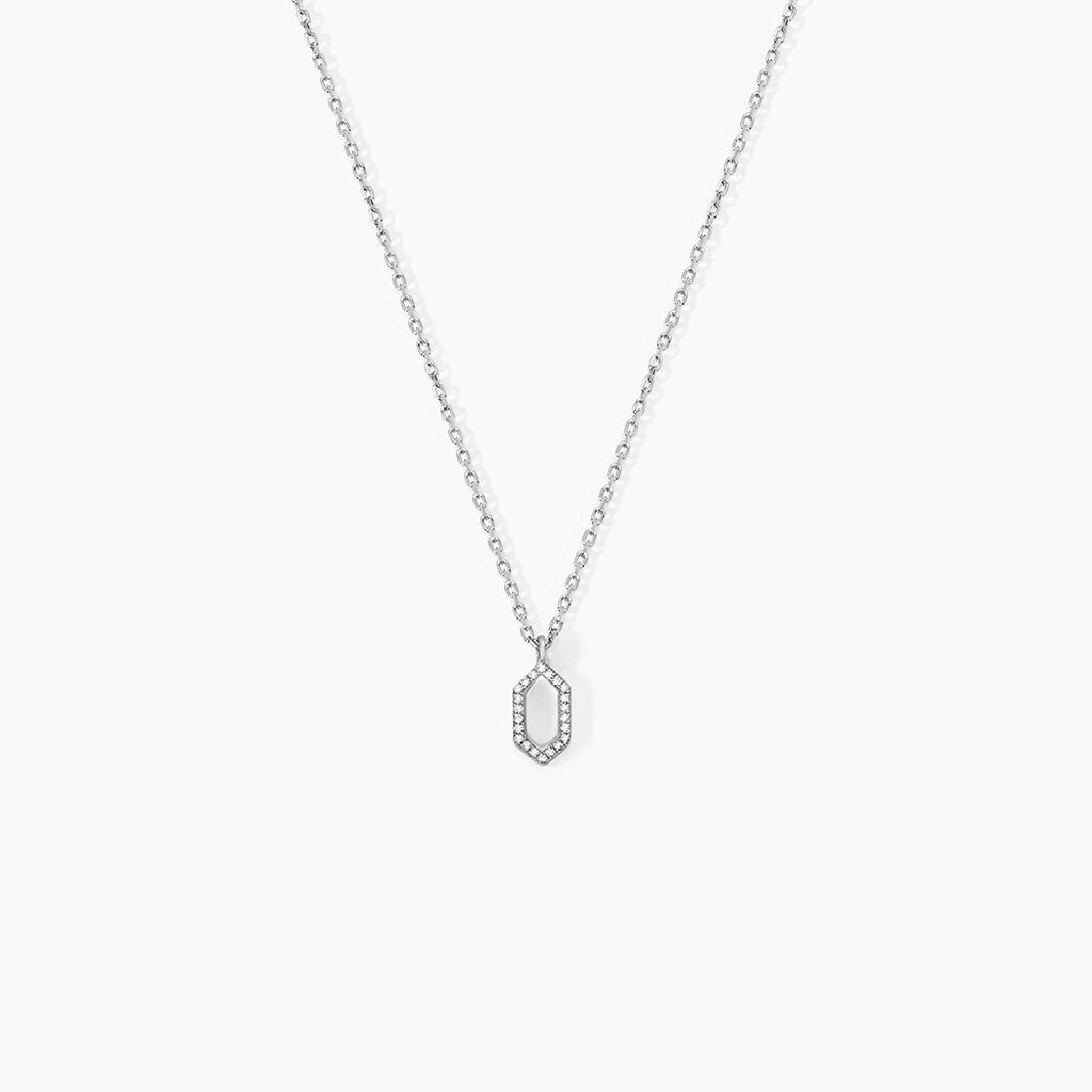 Collier Stellie Argent Blanc Oxyde De Zirconium - Nouveautés Femme | Histoire d’Or