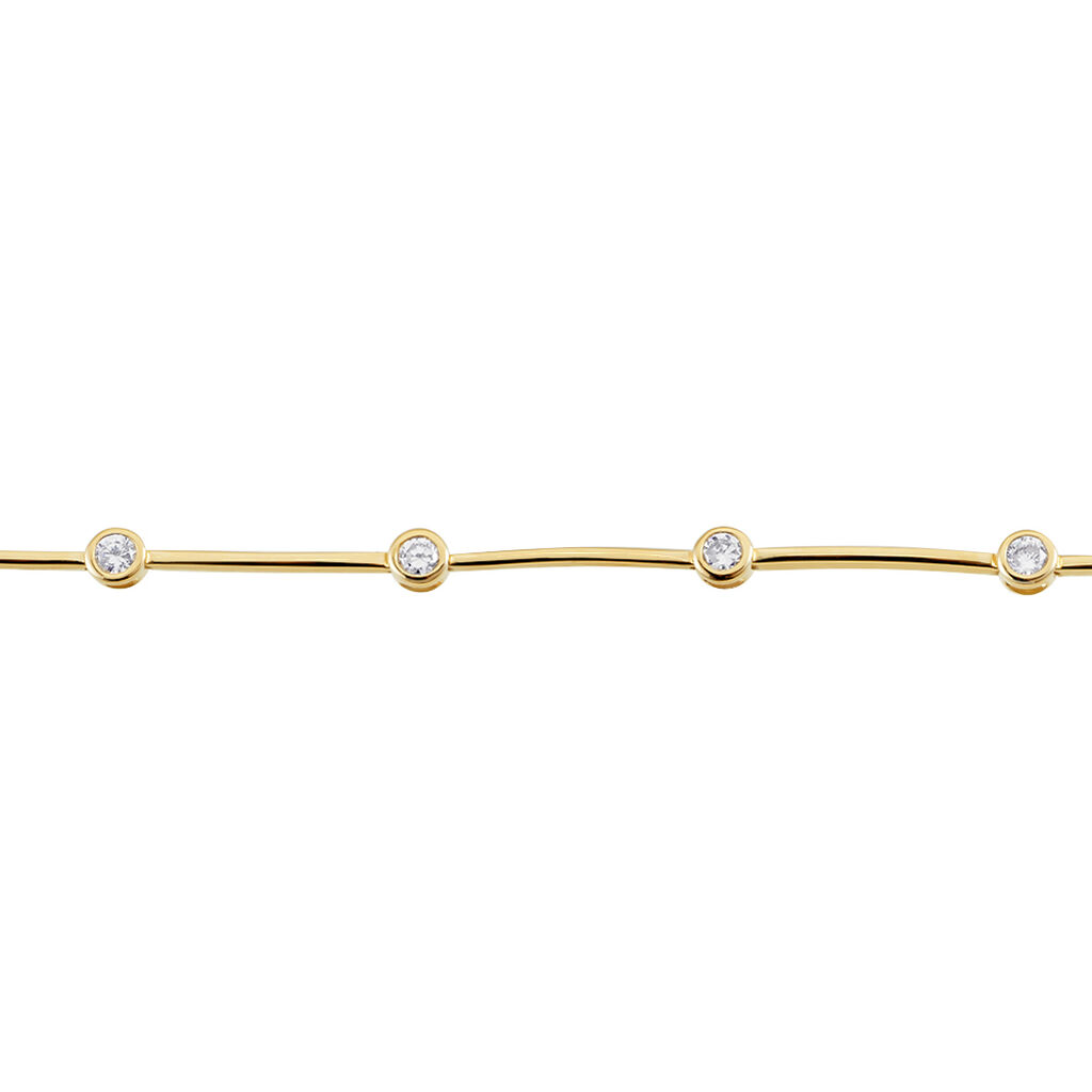 Bracelet Kaelig Plaqué Or Jaune Oxyde De Zirconium - Bracelets Femme | Histoire d’Or