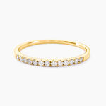 Alliance Pristina Or Jaune Diamant - Bijoux Pierres Pr&eacute;cieuses Femme | Histoire d&rsquo;Or