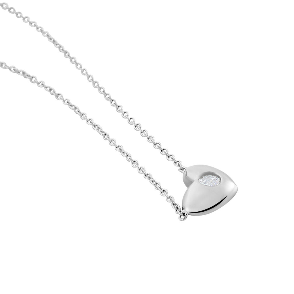 Collier Argent Santiago Oxydes De Zirconium - Colliers fantaisie Femme | Histoire d’Or