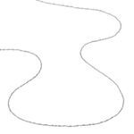 Cha&icirc;ne Imanie Maille Singapour Or Blanc - Chaines Femme | Histoire d&rsquo;Or