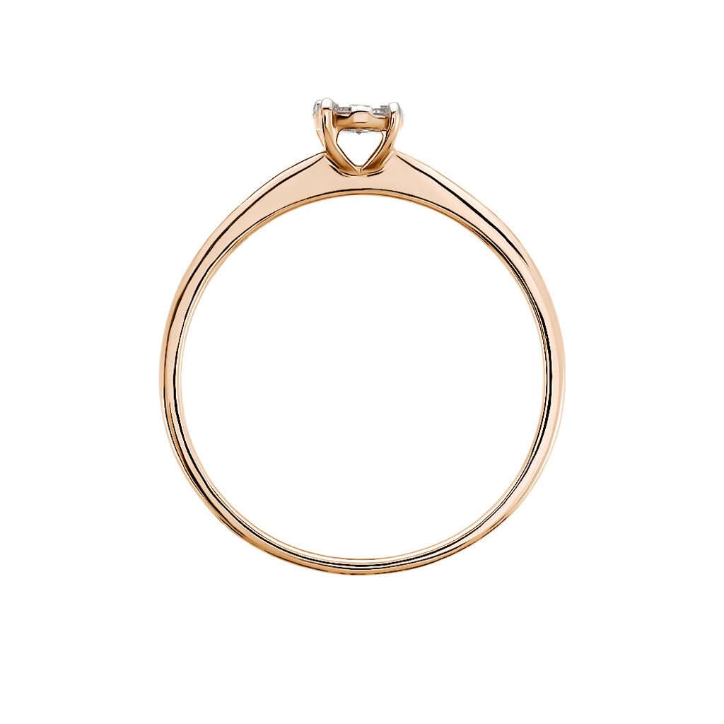 Bague Solitaire Or Rose Dream Diamants - Bagues solitaires Femme | Histoire d&rsquo;Or