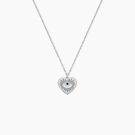 Collier Parad'eyes Argent Blanc - Colliers fantaisie Femme | Histoire d’Or
