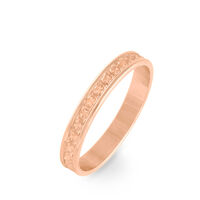 Alliance Laura Ruban Plat Or Rose