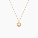 Collier Adira Plaqu&eacute; Or Jaune Oxyde De Zirconium - Colliers Femme | Histoire d&rsquo;Or