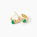 Cr&eacute;oles Heritage Or Jaune Emeraude - Boucles d'oreilles cr&eacute;oles Femme | Histoire d&rsquo;Or