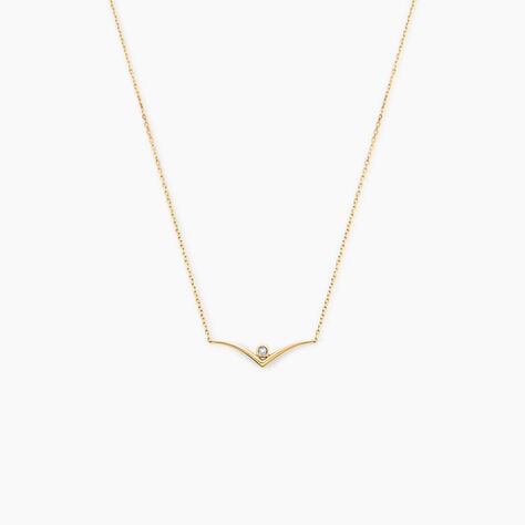 Collier Volia Or Jaune Diamant - Colliers Femme | Histoire d&rsquo;Or