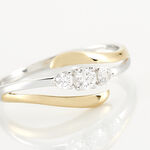 Bague Mayline Or Bicolore Diamant - Bagues avec pierre Femme | Histoire d&rsquo;Or