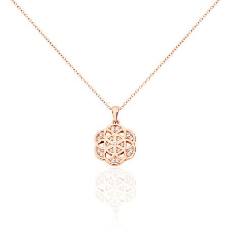 Collier Enoch Argent Blanc Oxyde De Zirconium - Colliers fantaisie Femme | Histoire d’Or