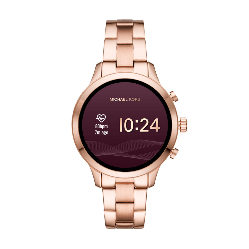 Montre Connectée Femme Histoire D Or Montres Michael Kors MKT5046 Acier Clip Jaune Ronde - HIMFJ0N0040