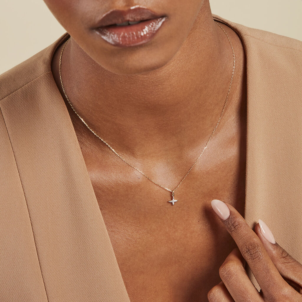 Collier Starlight Or Jaune Diamant - Colliers Femme | Histoire d’Or