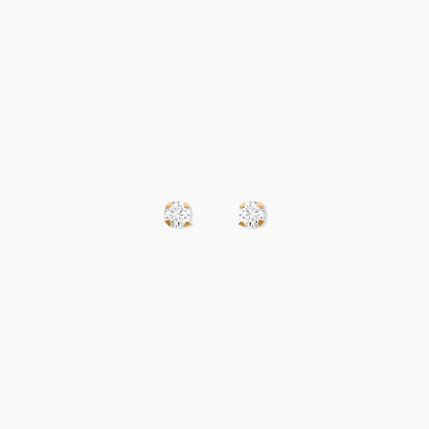 Boucles D'oreilles Barrettes Youssa Barrettes 5 Or Jaune Oxydes - Boucles d'oreilles pendantes Femme | Histoire d’Or