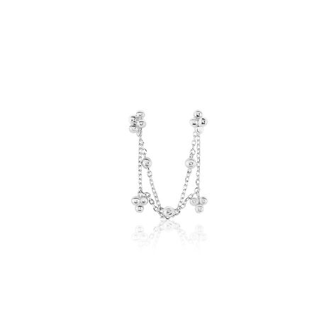 Bijou D'oreille Unitaire Kupla Argent Blanc - Boucles d'oreilles fantaisie Femme | Histoire d&rsquo;Or