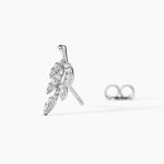 Boucles D'oreilles Puces Alma Argent Blanc Oxyde De Zirconium - Boucles d'oreilles fantaisie Femme | Histoire d&rsquo;Or