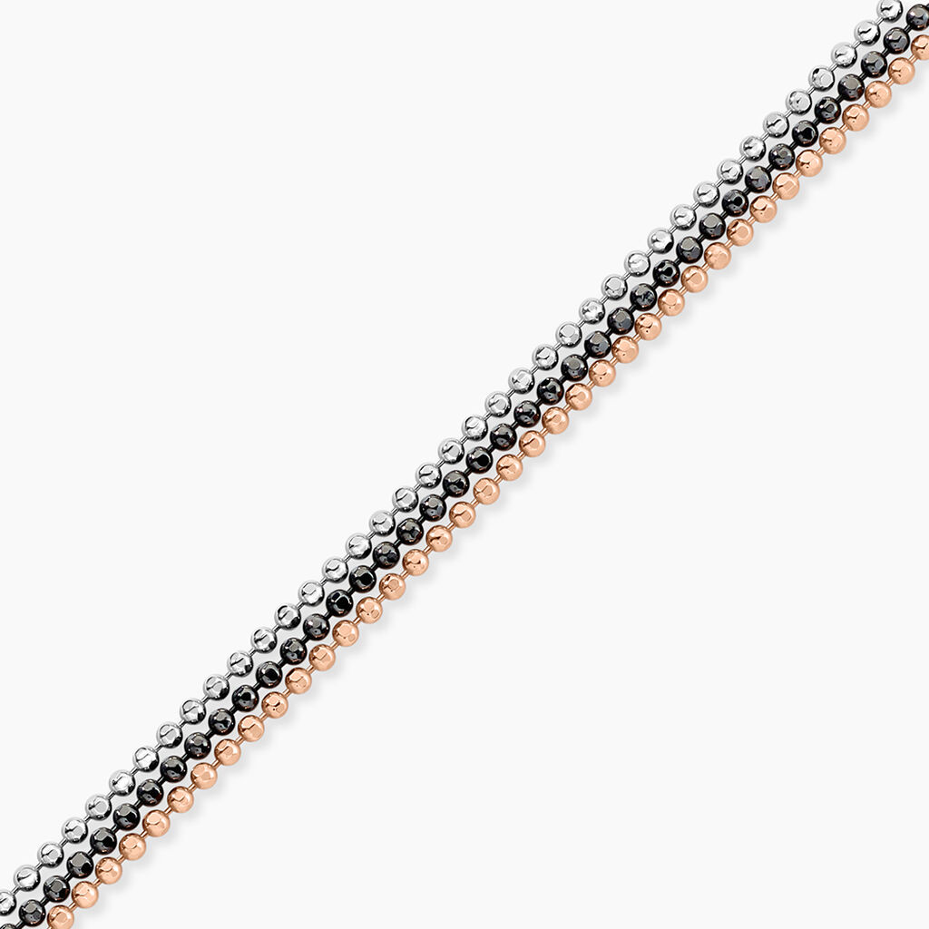 Bracelet Gabriela Argent Tricolore - Bijoux sans pierre Femme | Histoire d&rsquo;Or