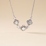 Collier Edyta Argent Blanc Oxyde De Zirconium - Colliers Femme | Histoire d&rsquo;Or