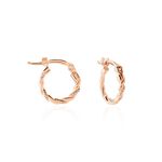 Cr&eacute;oles Anastasia Argent Rose - Boucles d'oreilles cr&eacute;oles Femme | Histoire d&rsquo;Or