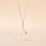 Collier Lucija Or Jaune Perle De Culture Et Oxyde De Zirconium - F&ecirc;te des m&egrave;res Femme | Histoire d&rsquo;Or