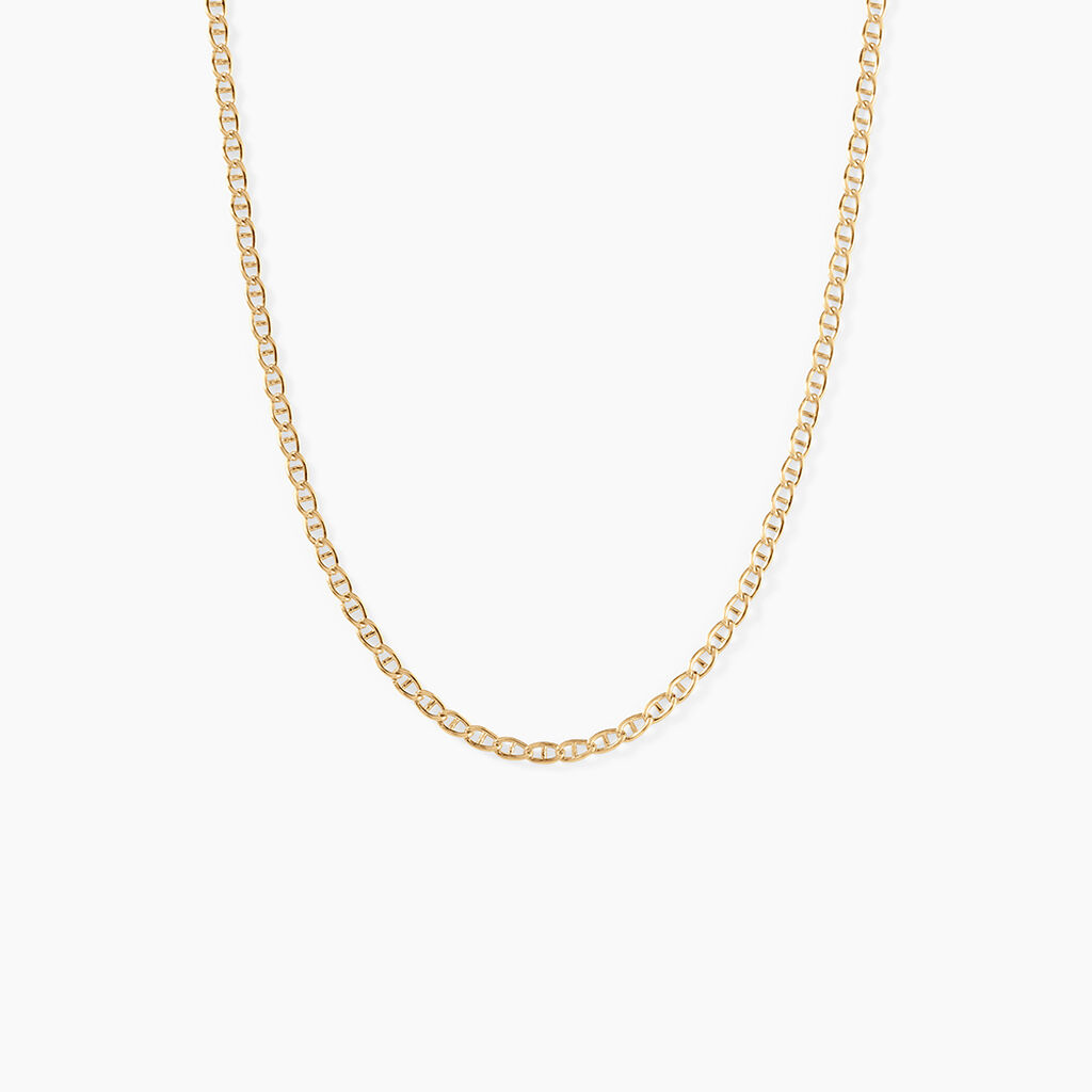 Collier Capucin Argent Dor&eacute; A L'Or 750/1000 - Bijoux sans pierre Femme | Histoire d&rsquo;Or