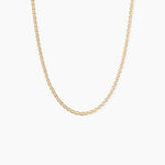 Collier Capucin Argent Dor&eacute; A L'Or 750/1000 - Bijoux sans pierre Femme | Histoire d&rsquo;Or