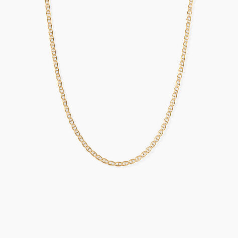 Collier Capucin Argent Dor&eacute; A L'Or 750/1000 - Bijoux sans pierre Femme | Histoire d&rsquo;Or
