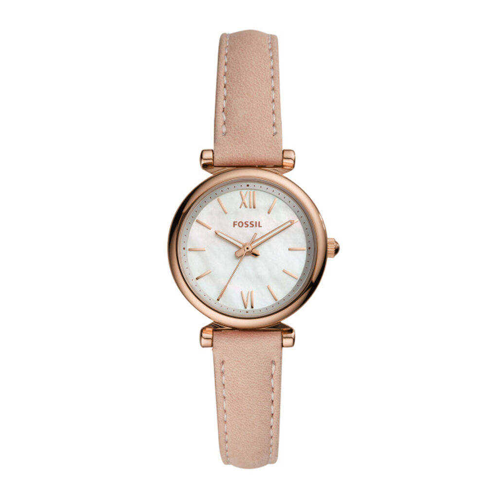 Montre Fossil Carlie Mini Nacre - Id&eacute;es cadeaux Femme | Histoire d&rsquo;Or