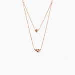 Collier Camelia Argent Rose Oxyde De Zirconium - Colliers fantaisie Femme | Histoire d&rsquo;Or