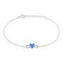 Bracelet Argent Blanc Atieno Oxyde De Zirconium