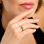 Bague Heritage Or Jaune Emeraude - Bagues solitaires Femme | Histoire d&rsquo;Or