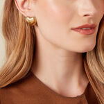 Boucles D'oreilles Puces Nolene Acier Jaune - Boucles d'oreilles fantaisie Femme | Histoire d&rsquo;Or