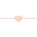 Bracelet Sofia Coeur Or Rose Oxyde De Zirconium - Bracelets Femme | Histoire d’Or