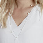 Collier Sautoir Argent Gaspar Perles De Culture 7-8mm 73cm - Sautoirs Femme | Histoire d&rsquo;Or