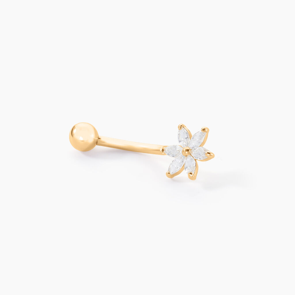 Piercing Elpis Or Jaune Oxyde De Zirconium - Bijoux Femme | Histoire d’Or