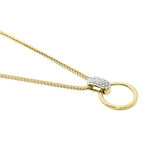 Collier Jazmine Jaune Diamant Blanc - Colliers Femme | Histoire d&rsquo;Or