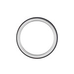 Alliance Nayhan Ruban Plat Titane Blanc - Alliances Unisex | Histoire d&rsquo;Or